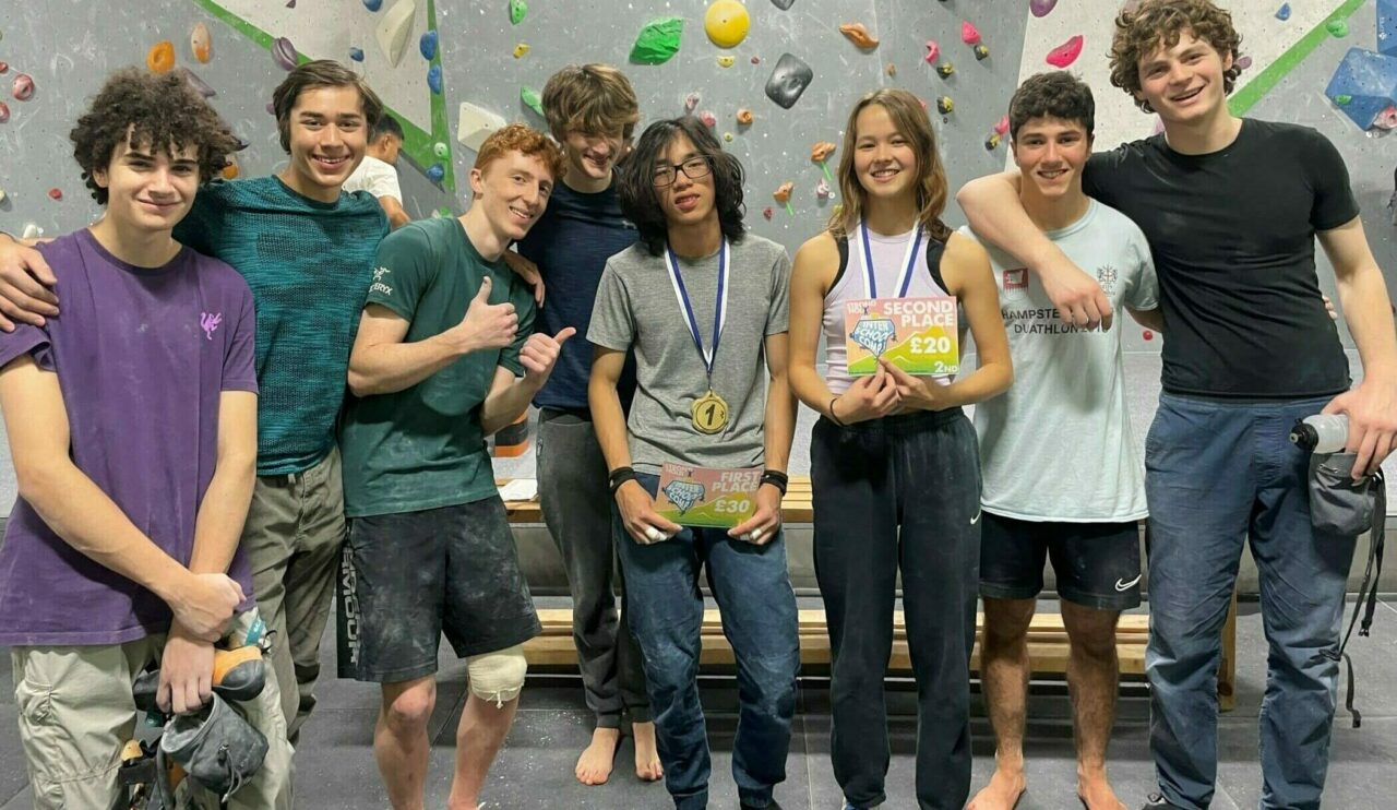 Rookie climbers scale podium UCS Hampstead